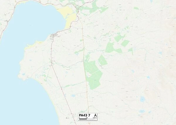 Argyllshire PA43 7 Map