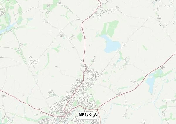 Aylesbury Vale MK18 6 Map