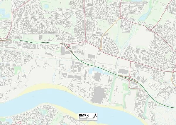 Barking and Dagenham RM9 6 Map
