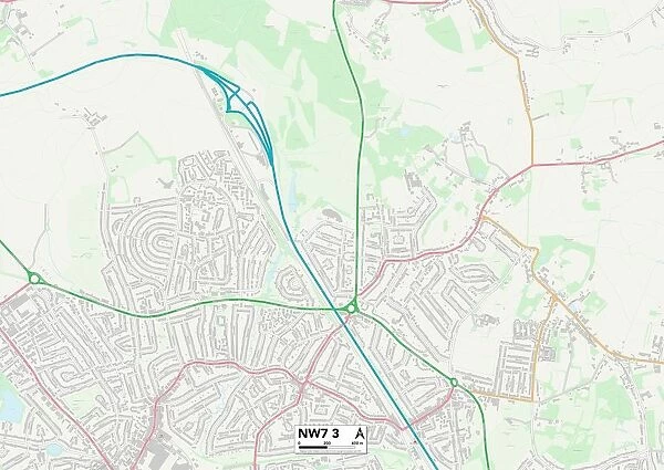 Barnet NW7 3 Map
