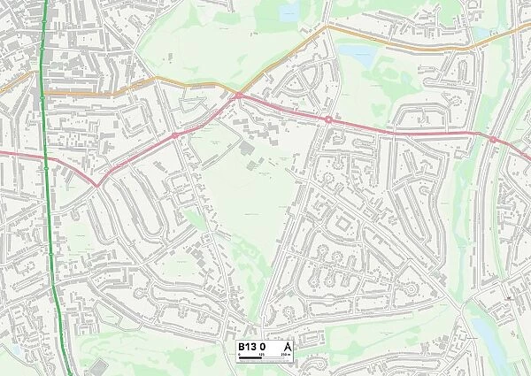 Birmingham B13 0 Map