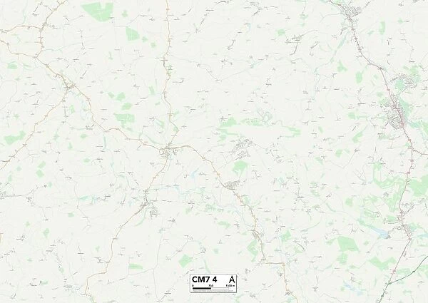 Braintree CM7 4 Map