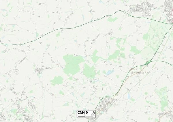 Brentwood CM4 0 Map