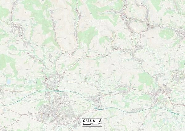 Bridgend CF35 6 Map