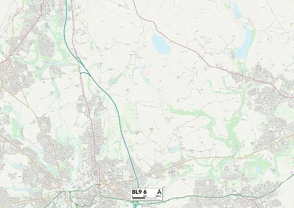 Bury BL9 6 Map