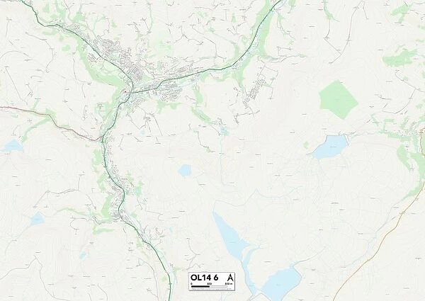Calderdale OL14 6 Map