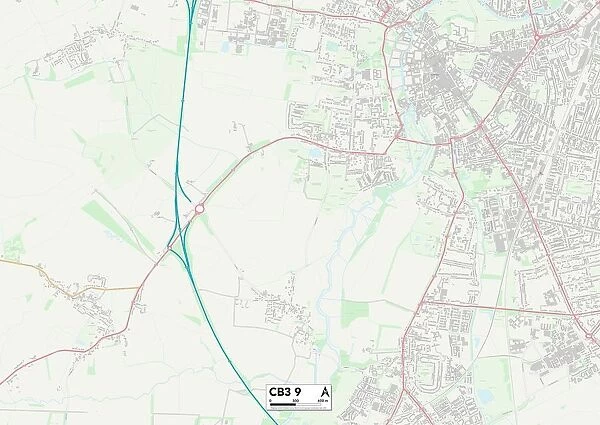 Cambridge CB3 9 Map