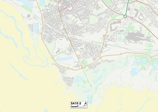 Carmarthenshire SA15 2 Map