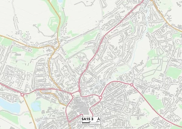 Carmarthenshire SA15 3 Map