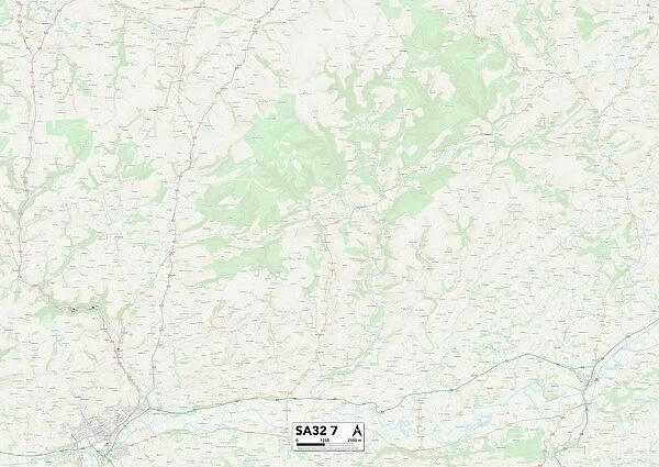 Carmarthenshire SA32 7 Map