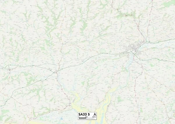 Carmarthenshire SA33 5 Map