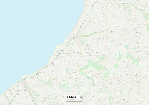Ceredigion SY23 5 Map