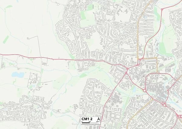 Chelmsford CM1 2 Map