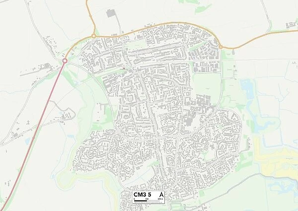 Chelmsford CM3 5 Map