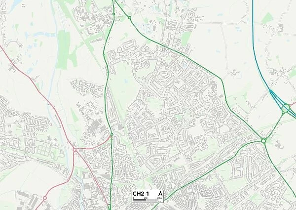 Cheshire West and Chester CH2 1 Map