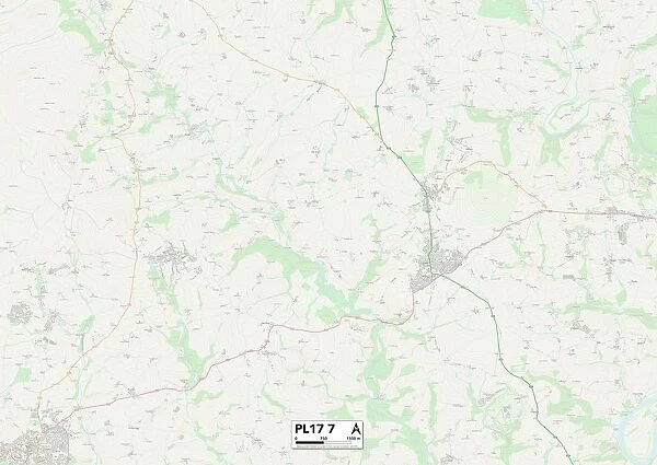 Cornwall PL17 7 Map