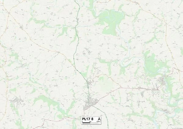 Cornwall PL17 8 Map