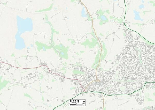 Cornwall PL25 5 Map