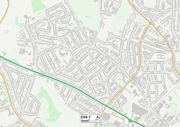 Coventry CV6 1 Map