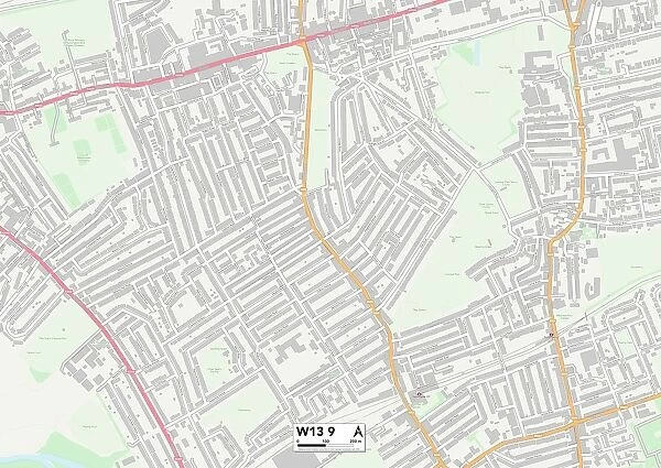 Ealing W13 9 Map