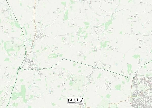 East Hertfordshire SG11 2 Map