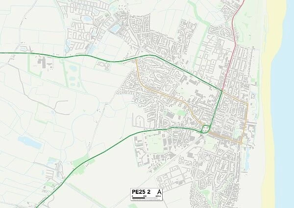 East Lindsey PE25 2 Map
