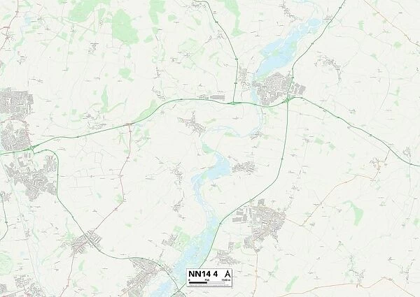 East Northamptonshire NN14 4 Map