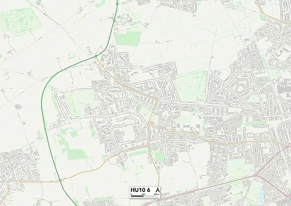 East Riding of Yorkshire HU10 6 Map