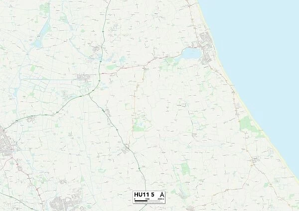 East Riding of Yorkshire HU11 5 Map