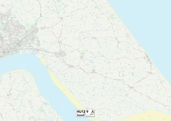 East Riding of Yorkshire HU12 9 Map