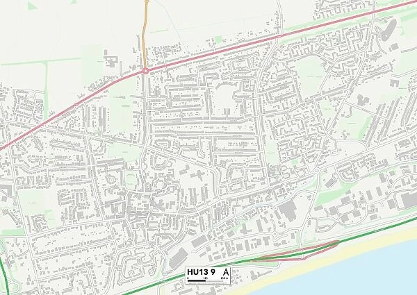 East Riding of Yorkshire HU13 9 Map