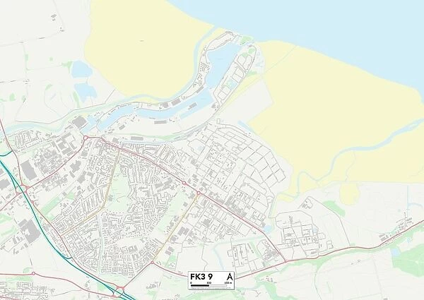 Falkirk FK3 9 Map