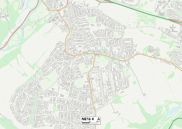 Gateshead NE16 4 Map