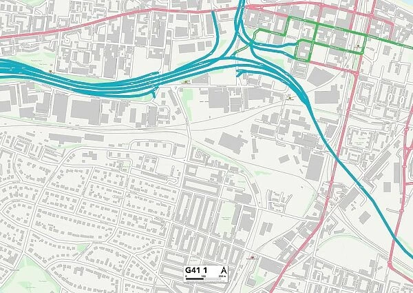 Glasgow G41 1 Map