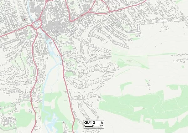Guildford GU1 3 Map