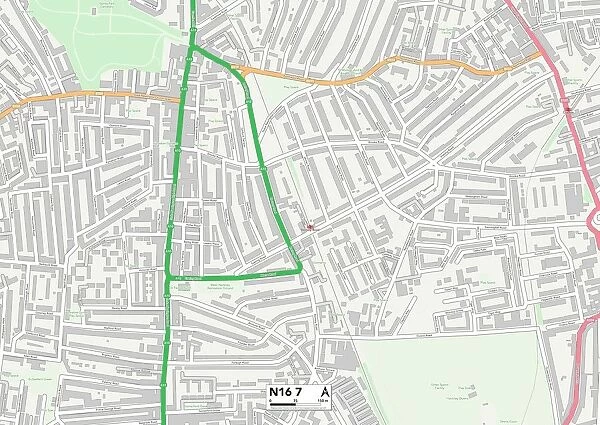 Hackney N16 7 Map