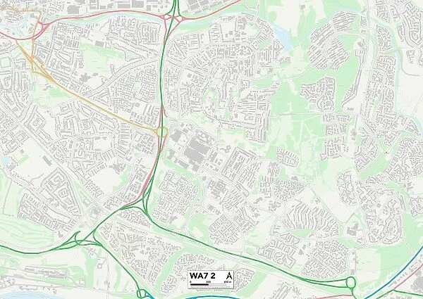 Halton WA7 2 Map
