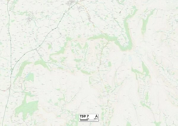 Hambleton TS9 7 Map