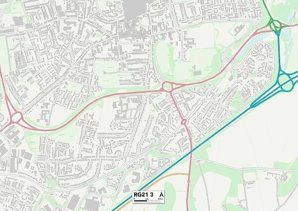 Hampshire RG21 3 Map
