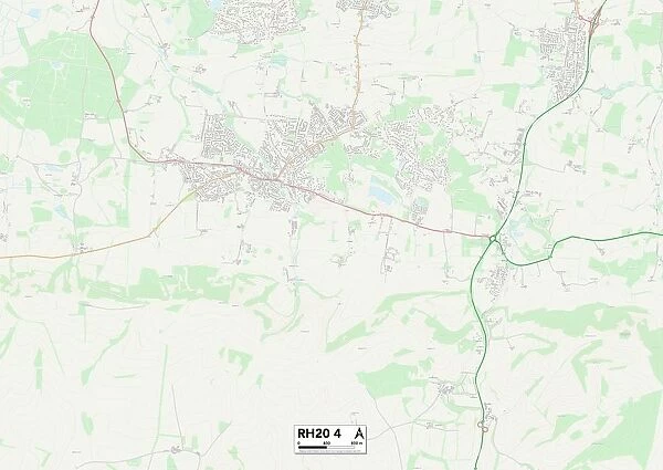 Horsham RH20 4 Map