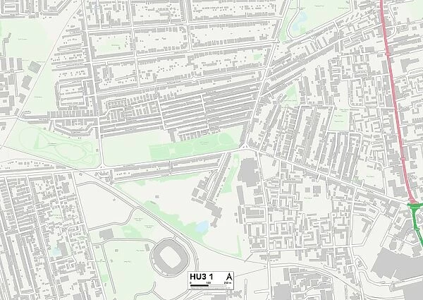 Kingston upon Hull HU3 1 Map