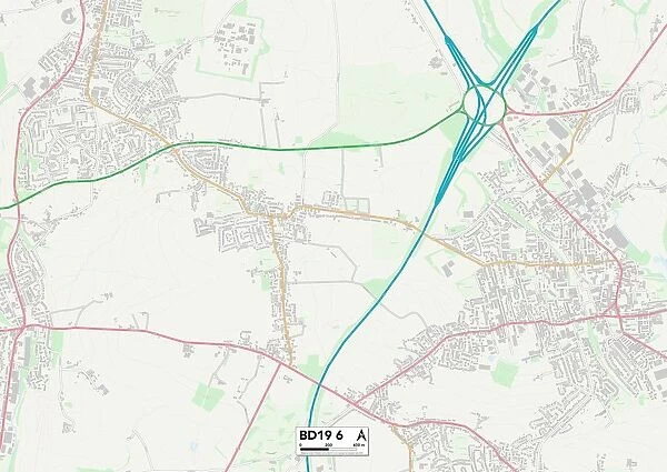 Kirklees BD19 6 Map
