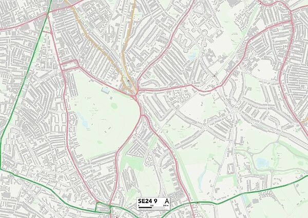Lambeth SE24 9 Map