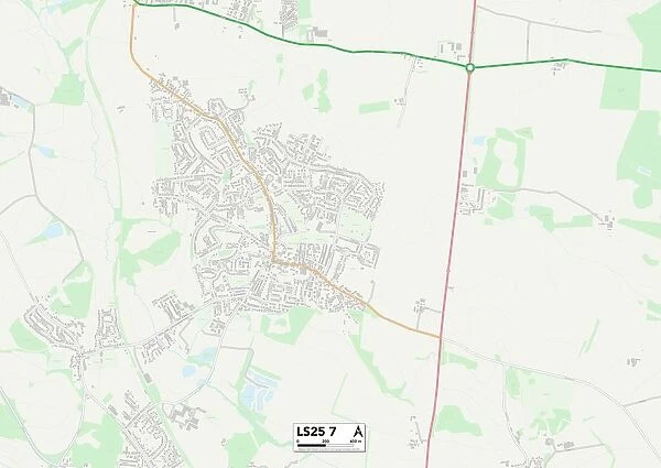 Leeds LS25 7 Map
