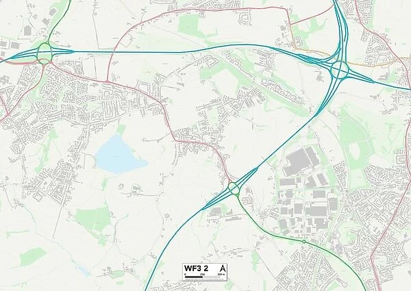 Leeds WF3 2 Map