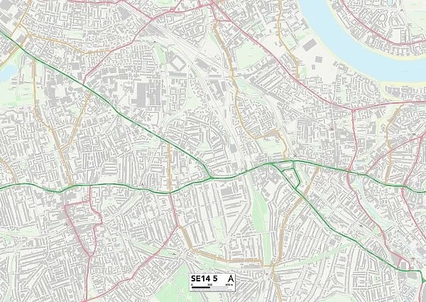 Lewisham SE14 5 Map