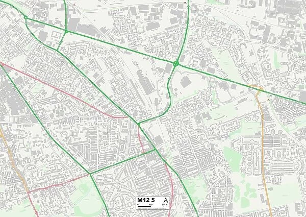 Manchester M12 5 Map