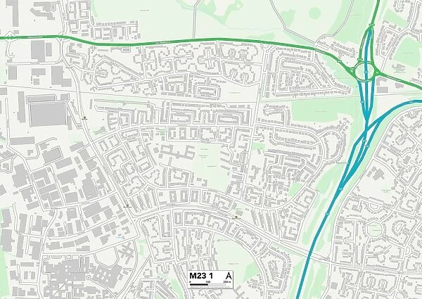 Manchester M23 1 Map