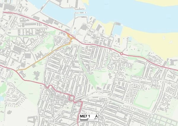 Medway ME7 1 Map