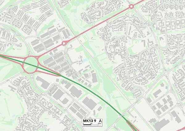 Milton Keynes MK13 9 Map